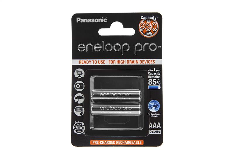  Panasonic Eneloop Pro AAA 930 mAh 2BP (BK-4HCDE/2BE)