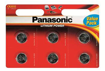  Panasonic CR2032 Lithium 6 /