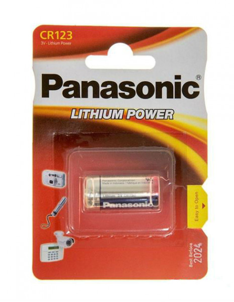  Panasonic CR 123 BLI 1 Lithium