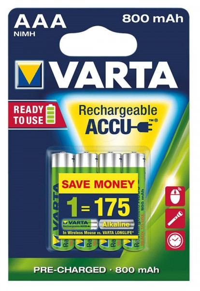  Varta 56703 (4xHR03) Ni-MH 800mAh