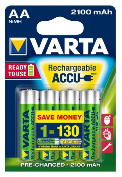  Varta 56706 (4xHR06) Ni-MH 2100mAh