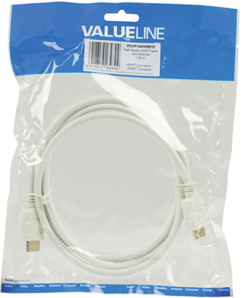    Bandridge ValueLine VGVP34000W15 HDMI High Speed 1.5m White