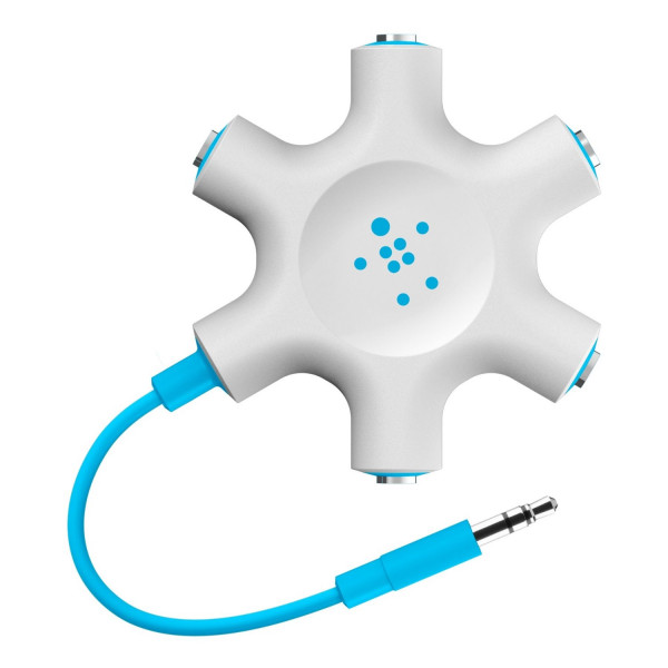    Belkin (jack 3.5/jack 3.5 x5) Rockstar, Blue (F8Z274btBLU)