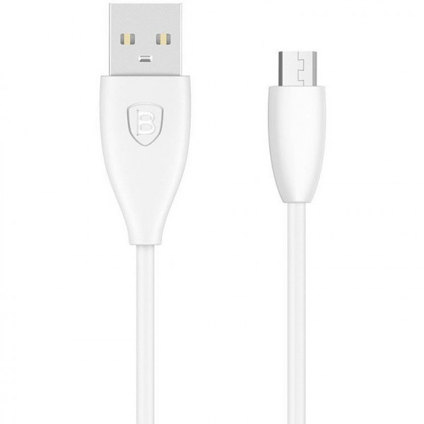  Baseus USB to microUSB Small Pretty Waist 1m White (CAMMY-02)