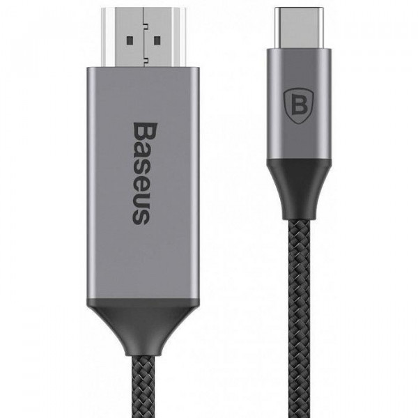  Baseus USB-C to HDMI Male Adapter 1.8M Space Gray (CATSY-0G)