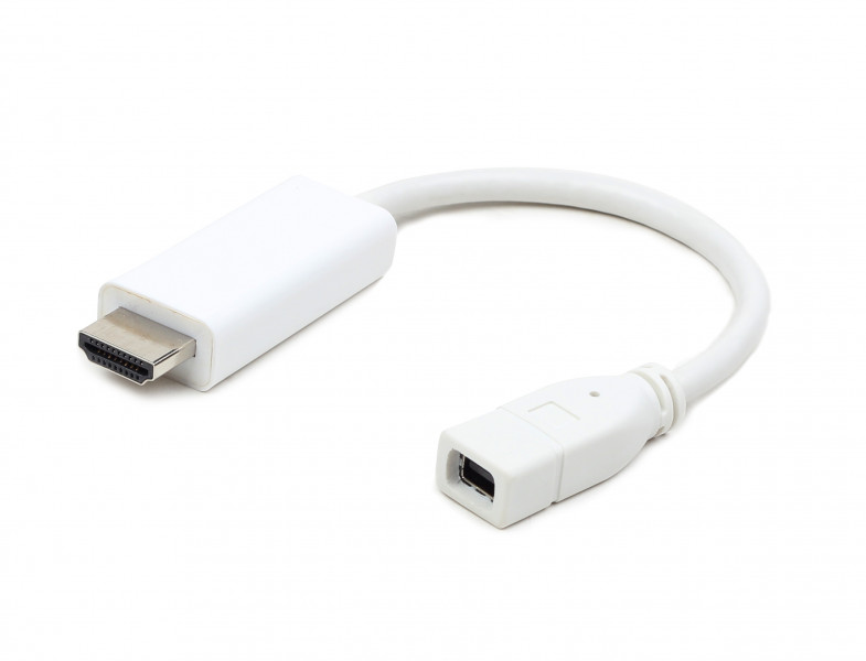 - Cablexpert Mini DisplayPort  - HDMI  (A-mDPF-HDMIM-001-W)