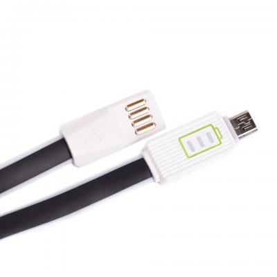  Drobak  USB 2.0 - Micro USB 1,0 1,2A LED Black (218762)