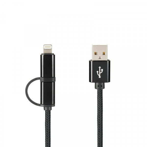  USB Gelius Lightning Micro Pro Combo 1m 