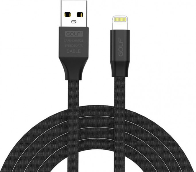  GOLF GC-55I Lightning cable 1m Black