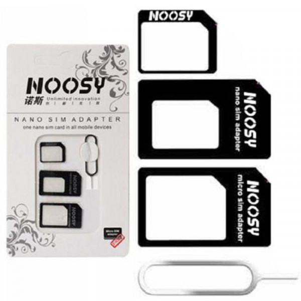  SIM- Noosy Sim Adapter Black