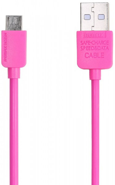  Remax Light Cable Micro-USB 1m Pink