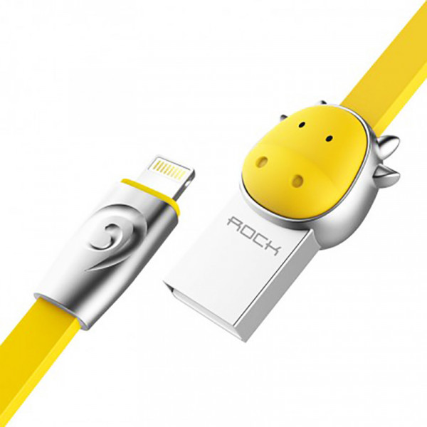  Rock Chinese Zodiac lightning cable 1M Ox-Yellow