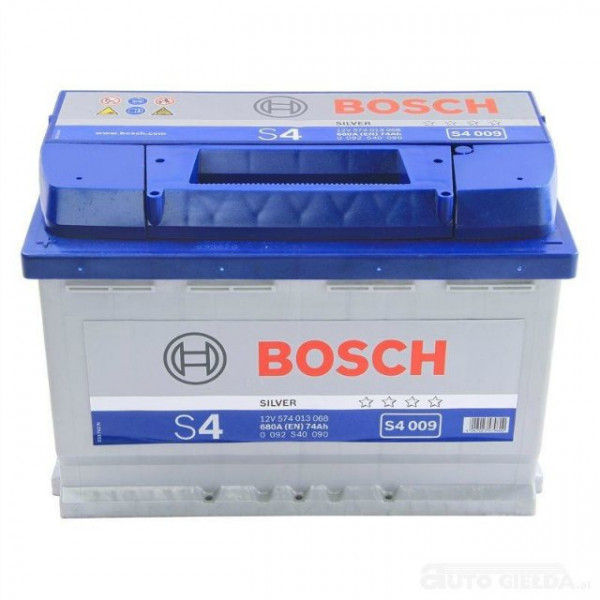   Bosch S4009 12v L EN680 74Ah