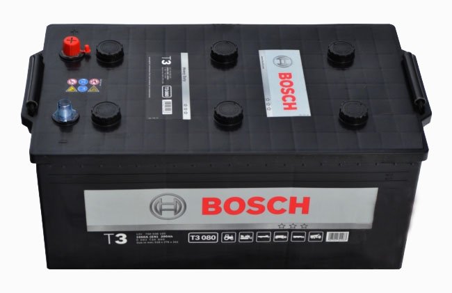   Bosch T3080 12v L EN1050 200Ah