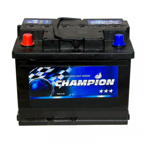   Champion Black 60Ah-12V Euro R