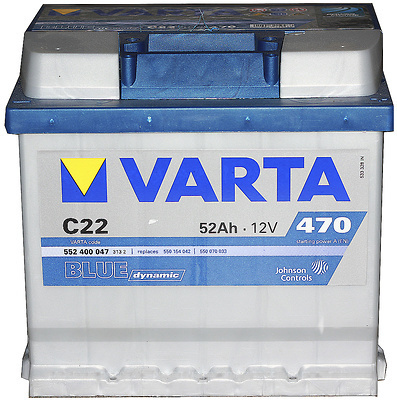   Varta Blue Dynamic C22 52Ah-12v R EN470