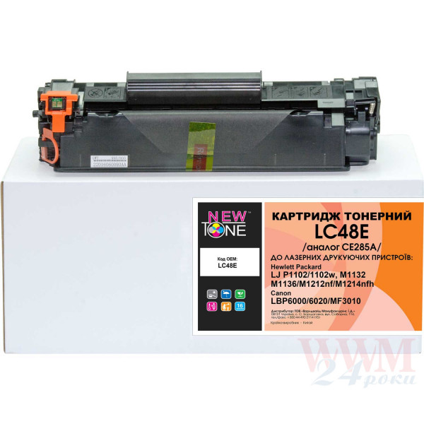   NewTone  HP LJ P1102/M1132/M1212 Canon 725 Black (LC48E)