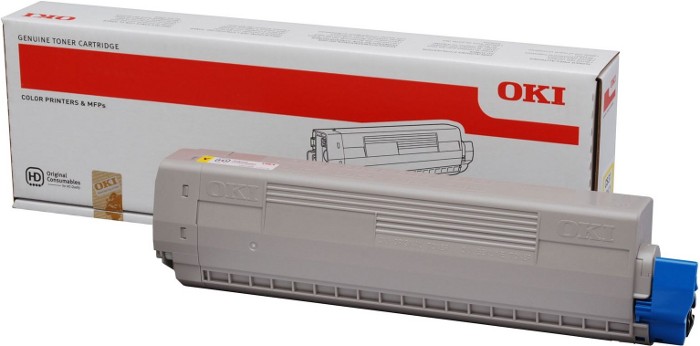   OKI C831/C841, Yellow, 10000 Pages (44844505)