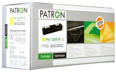  Patron  HP CLJ CE322A (PN-128AYR) Yellow Extra (CT-HP-CE322A-Y-PN-R)