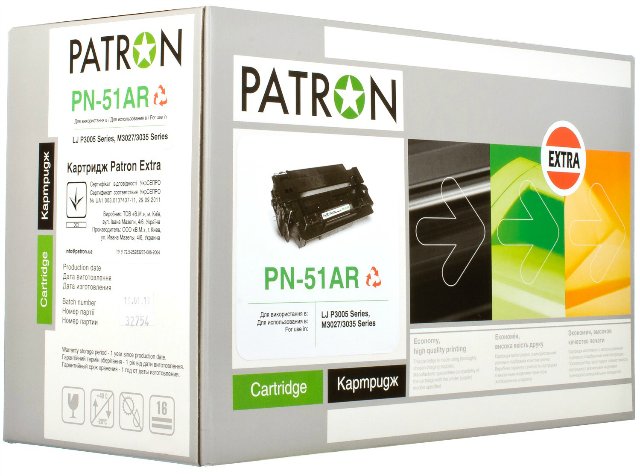  Patron  HP LJ Q7551A (PN-51AR) Extra (CT-HP-Q7551A-PN-R)