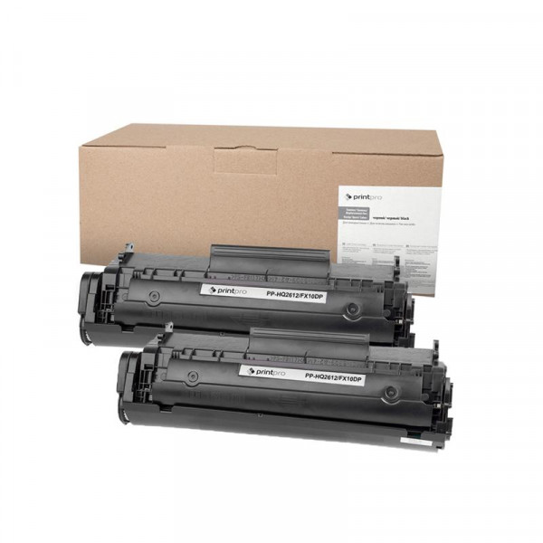  Print Pro HP (Q2612AF/Canon FX-10) LJ 1010 DUAL PACK (PP-HQ2612/FX10DP)