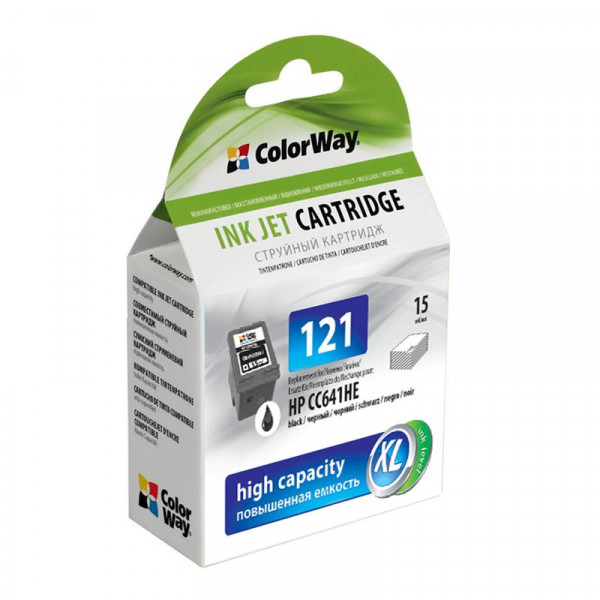  ColorWay HP CC641HE (121XL) (ink level) (CW-H121XLB-I)