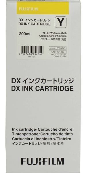  Fuji DX100 INK Cartridge Yellow 200ml