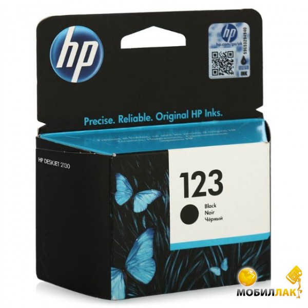   HP 123 (F6V17AE) Black