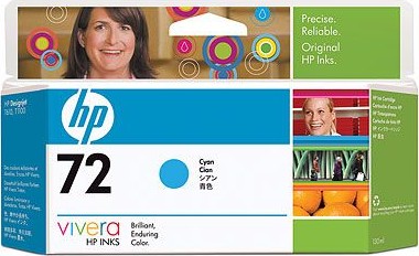   HP No.72 DJ T610/T1100 Cyan, 130ml (C9371A)