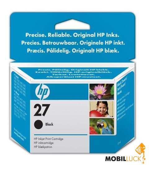   HP No.27 Black (C8727AE)