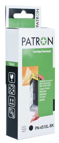  Patron  Canon CLI-451XLBk, PN-451XLBK Black