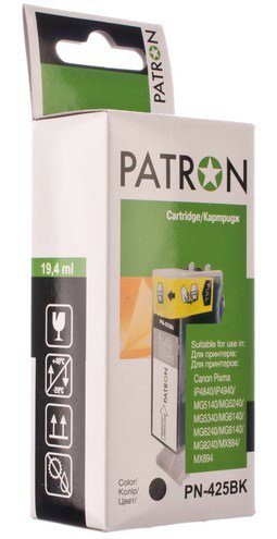  Patron  Canon PGI-425Bk, PN-425BK Black