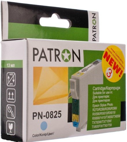  Patron  Epson T08154, PN-0825, 3 Light Cyan