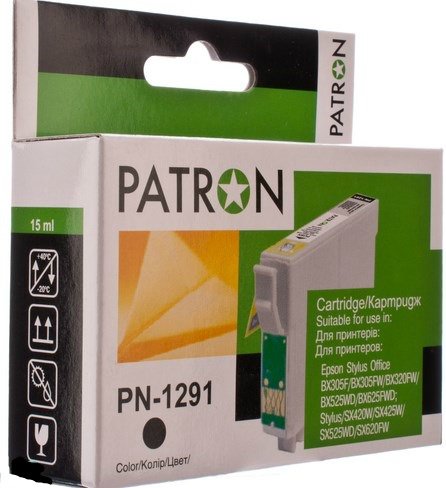  Patron  Epson T1291, PN-1291 Black