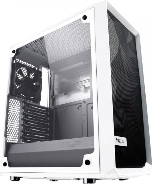  Fractal Design Meshify C White TG (FD-CA-MESH-C-WT-TGC)