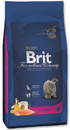     Brit Premium Cat Adult Salmon 1,5 