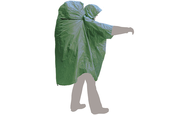  Terra Incognita PonchoBag S/M Green