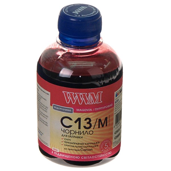  WWM  Canon CL-511/513/CLI-521/CLI-426M Magenta (C13/M) 200