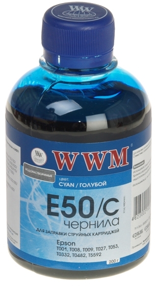  WWM  Epson Stylus Photo R200/R220/RX640 200 Cyan (E50/C)