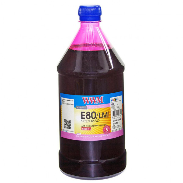  WWM Epson L800 Light Magenta 1000 (E80/LM-4)