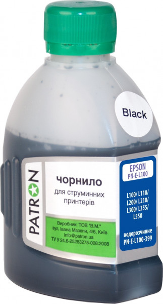  Patron  Epson L100 Black, 180 (PN-E-L100-399)