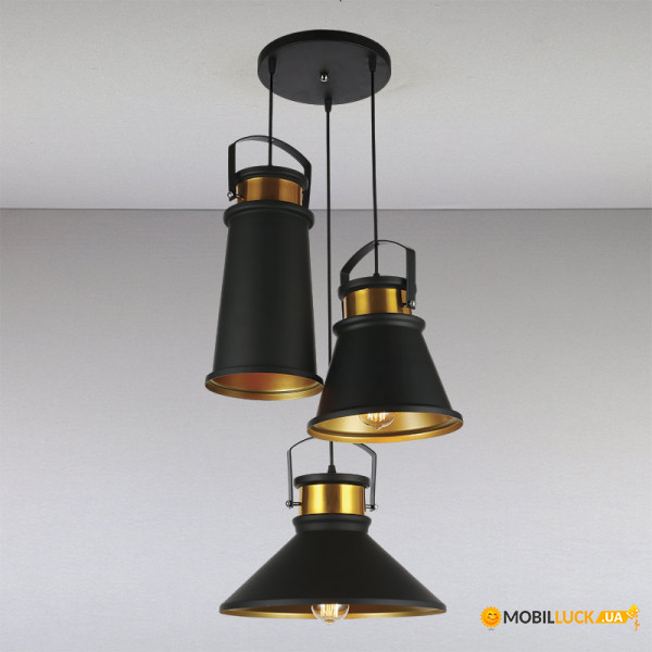  Light House LS-13236-3 BK GD  