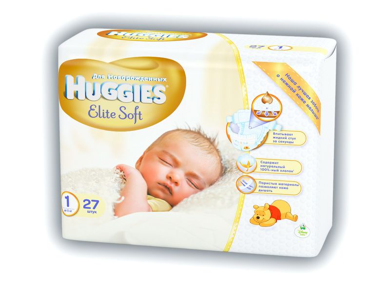  Huggies Elite Soft 1 Small 27 (5029053545479)