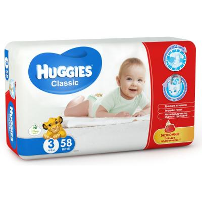  Huggies Classic 3 Jumbo 58 (5029053543109)