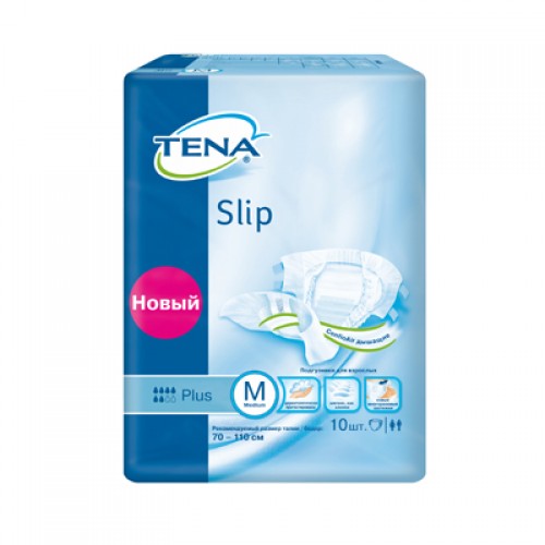    Tena Slip Plus Medium 73-122  10- (7322540646801)