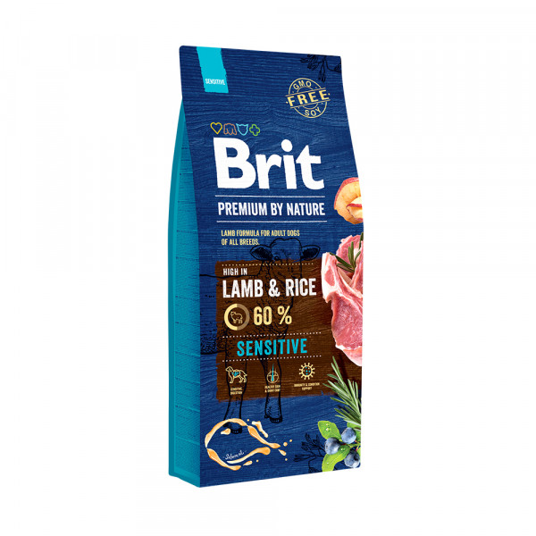    Brit Premium Dog Sensitive Lamb 15 kg