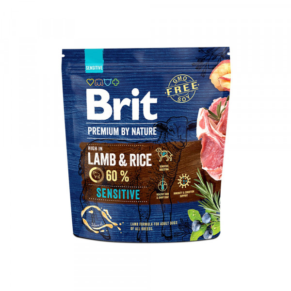    Brit Premium Dog Sensitive Lamb 1 kg