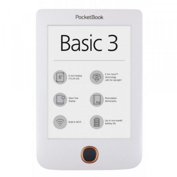   Pocketbook Basic 3 White (PB614-2-D-CIS)