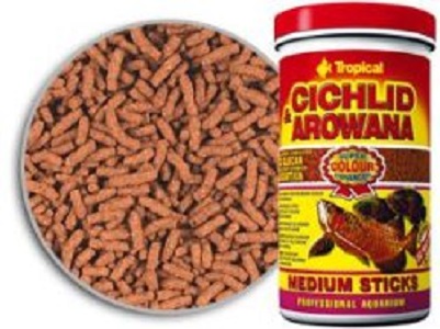    Tropical Cichlid&Arowana Medium Sticks 250ml/90g