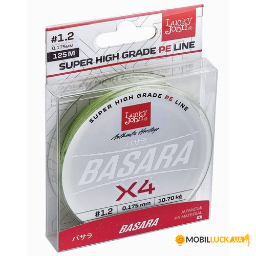  Lucky John Basara Green 4 PE 125/0,113(0,6) (./ *10) LJ4104-011